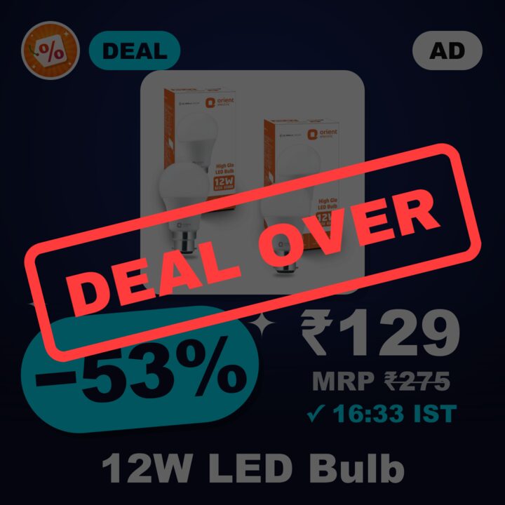 Orient Electric 12W High Glow LED Bulb