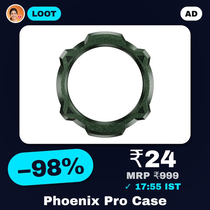 Fire-Boltt Phoenix Pro SNAP3D Case, 11 Colors (Green)