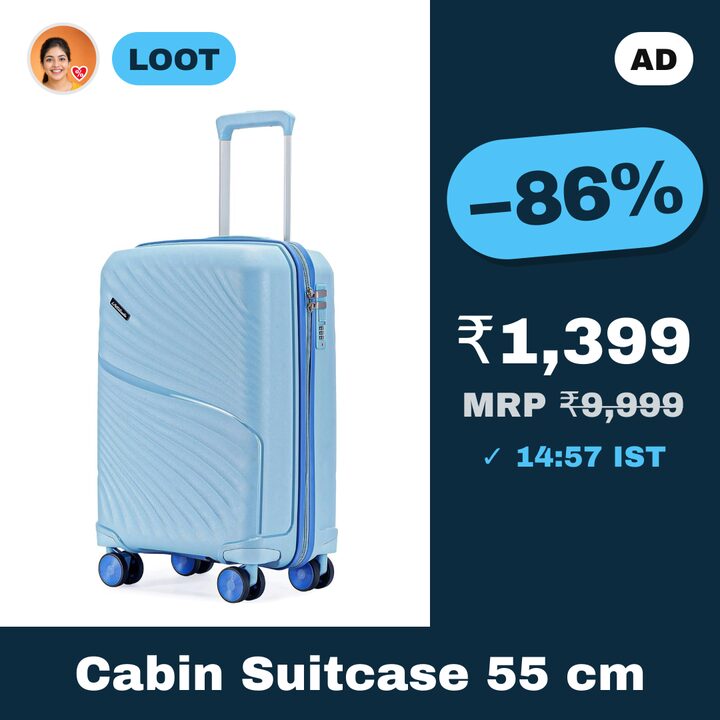 Meridian Cabin Suitcase 55 cm 20 inch Polypropylene Hard Trolley