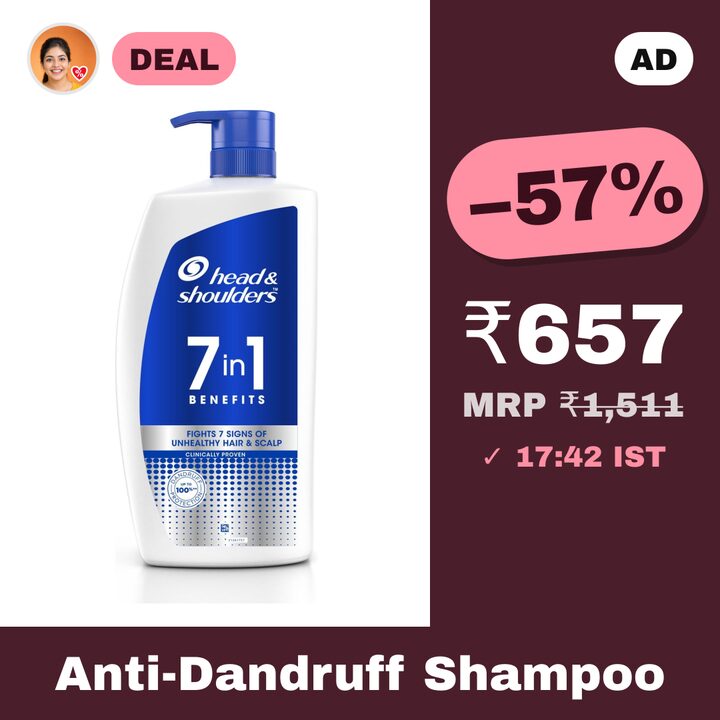 Head & Shoulders 7in1 Anti-Dandruff Shampoo, 1000ml