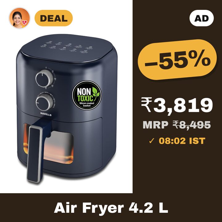 Havells Prolife Brio 4.2 L Air Fryer